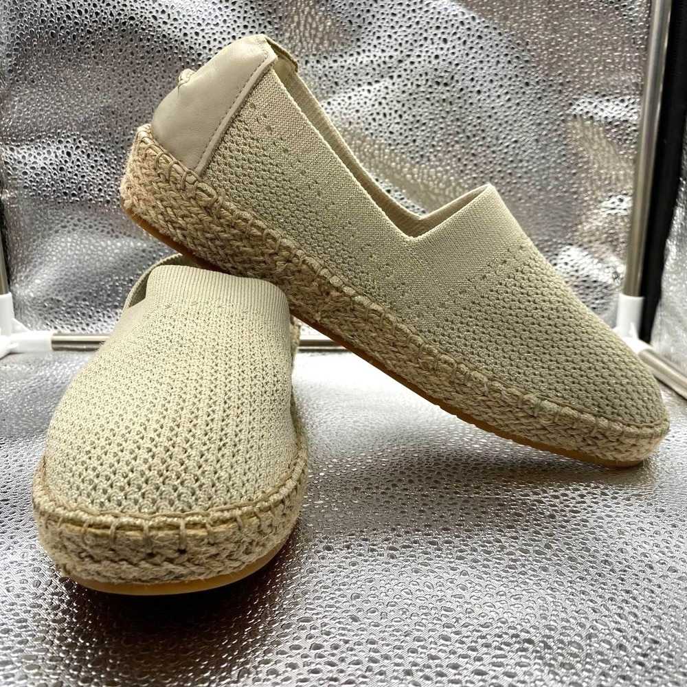 Cole Haan Grand OS Cloudfeel Stitchlite Espadrille Slip On Shoes Womens 9B Beige